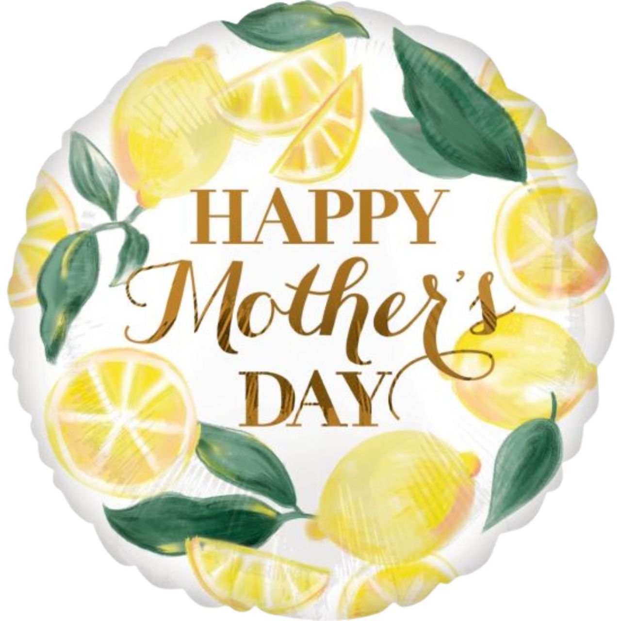 Happy Mother's Day Lemons Foil Balloon