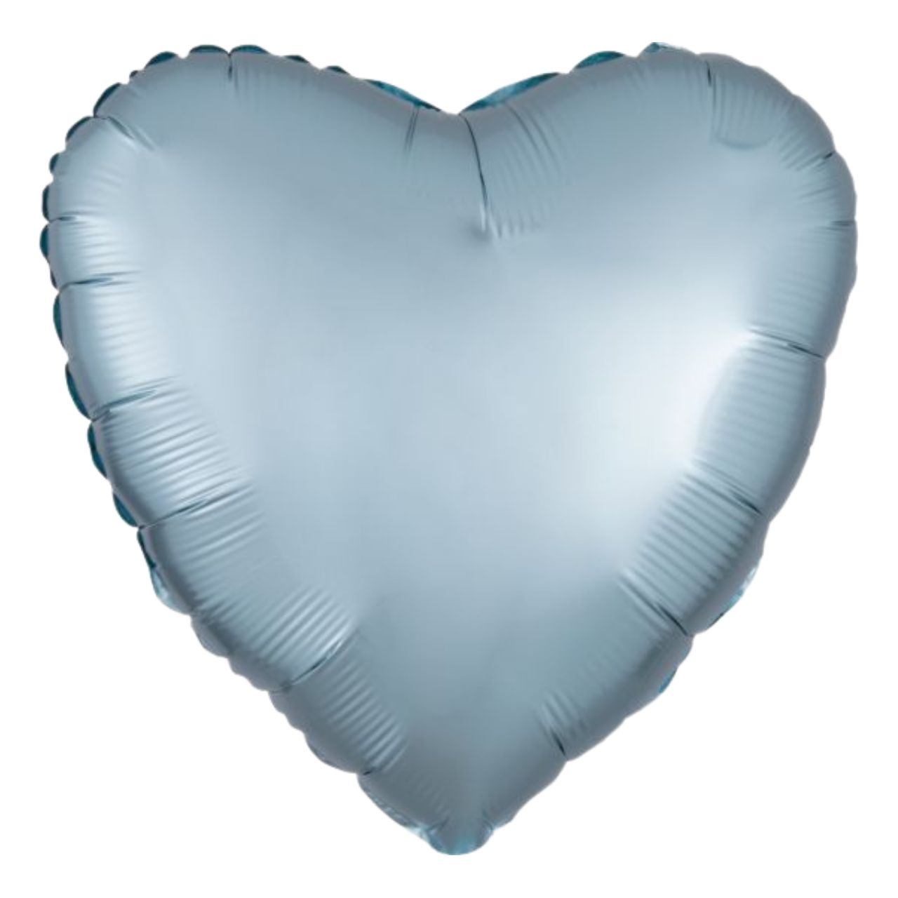 Satin Luxe Pastel Blue Heart Foil Balloon