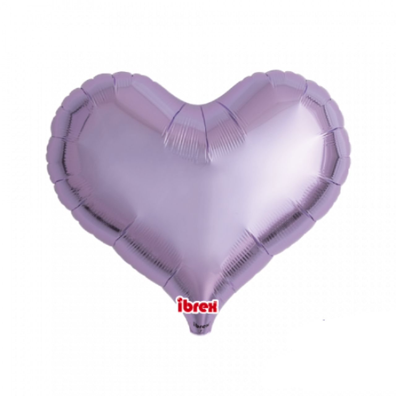 Metallic Lavender Jelly Heart Foil Balloon (unpackaged)