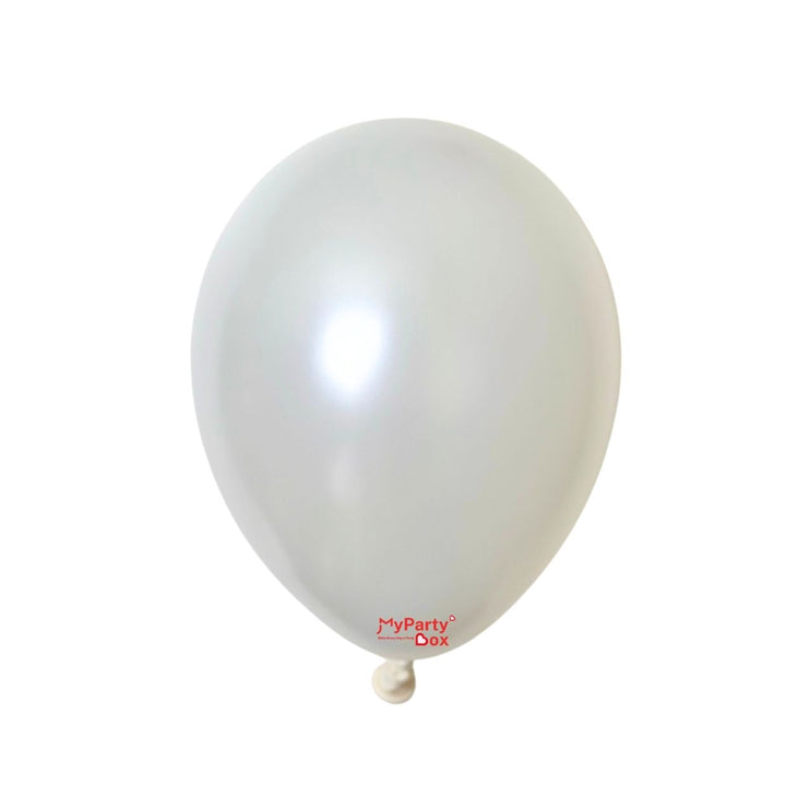 Sempertex Satin White Latex Balloon Regular Size 12"(30cm)