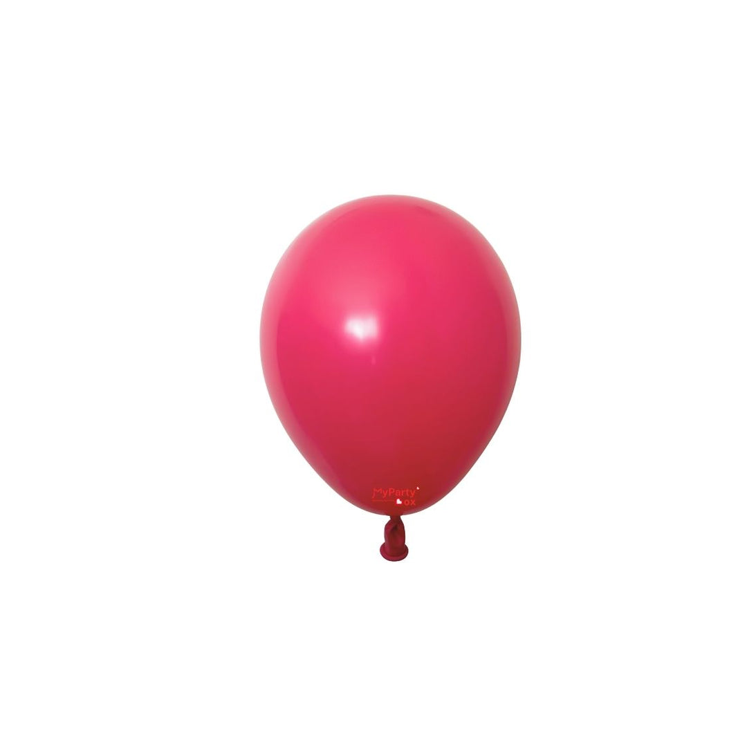Sempertex Raspberry Latex Balloon Mini Size 5"(12cm)