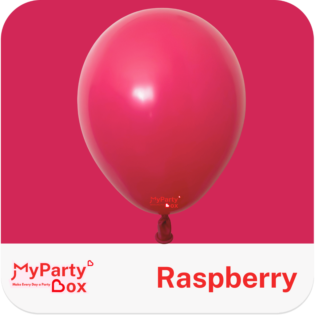 Sempertex Raspberry Latex Balloon Color Chart
