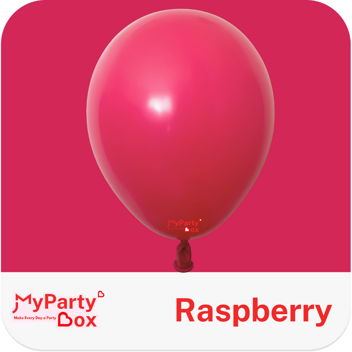 Sempertex Raspberry Latex Balloon Color Chart