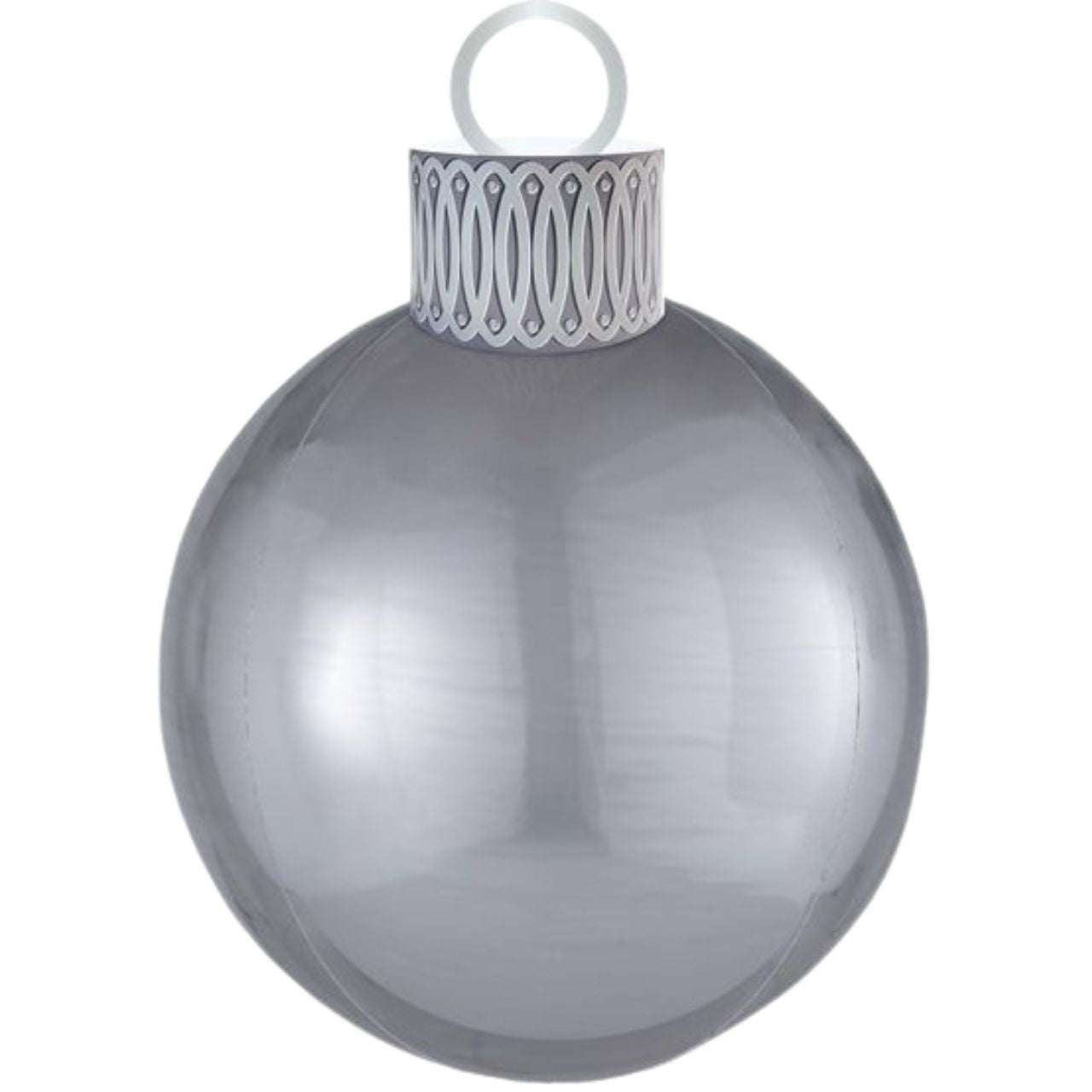 Anagram Silver Christmas Ornament Foil Balloon