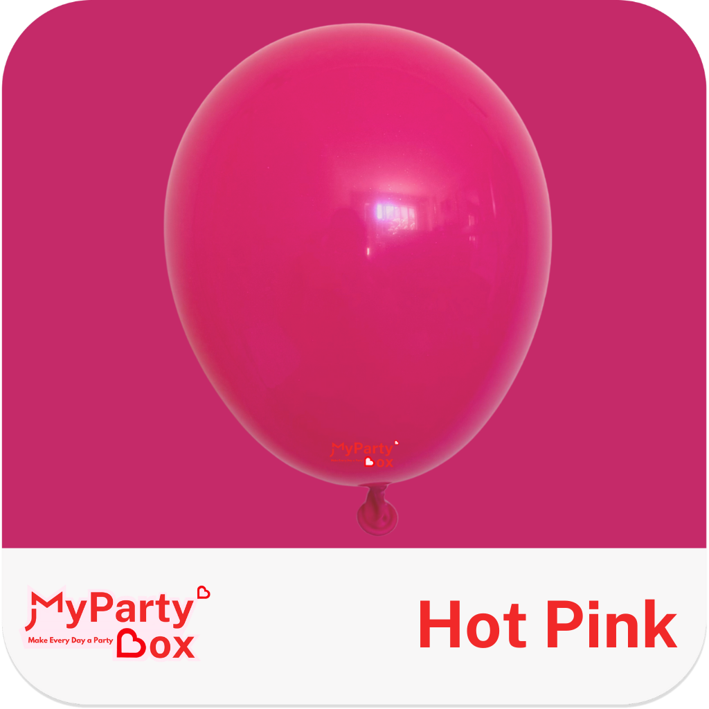 Tuftex Hot Pink Latex Balloon Color Chart
