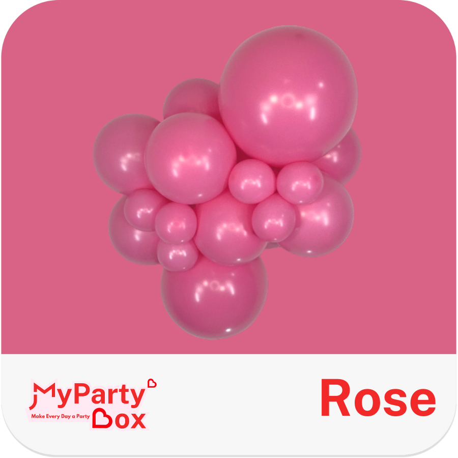 Sempertex Rose Latex Balloon Cluster