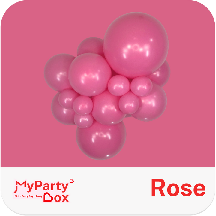 Sempertex Rose Latex Balloon Cluster