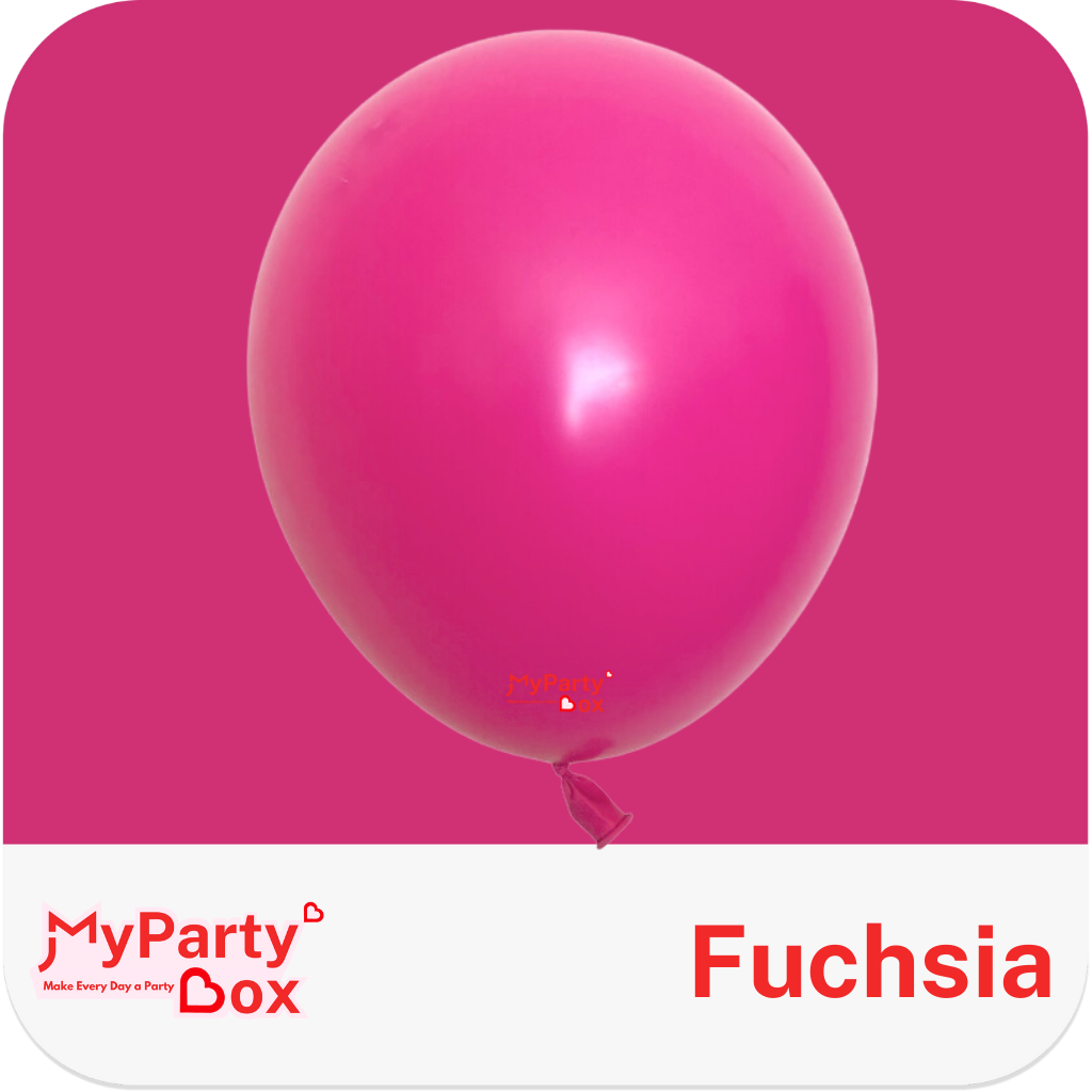 Sempertex Fuchsia Latex Balloon Color Chart