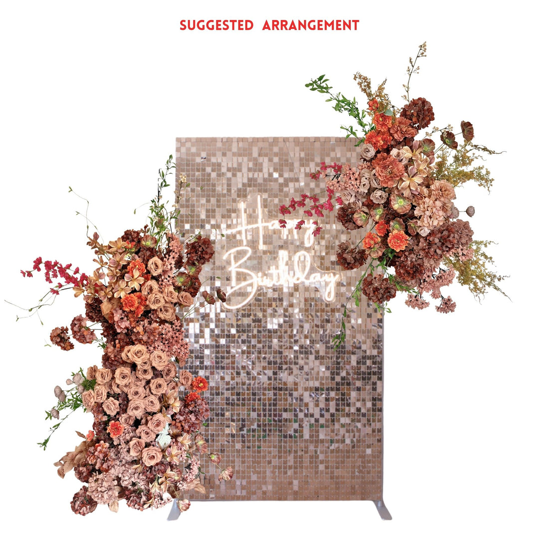 Rustic Romance – Terracotta & Blush Hanging Floral Arrangement