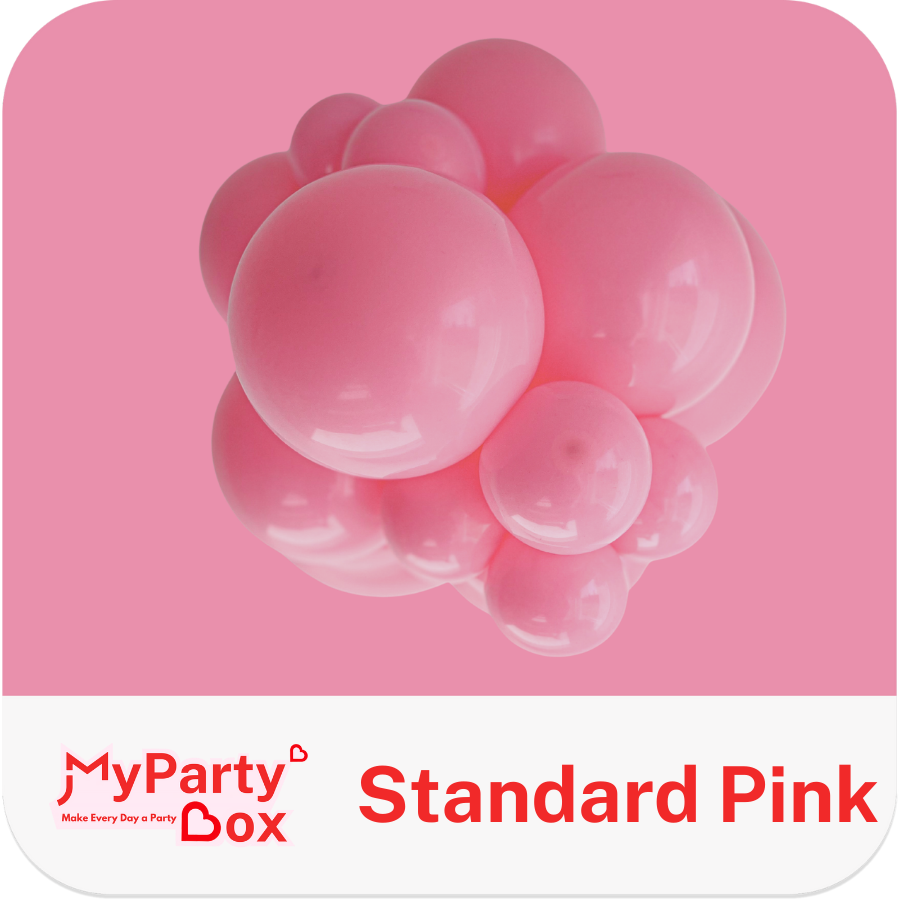 Tuftex Standard Pink Latex Balloon Cluster