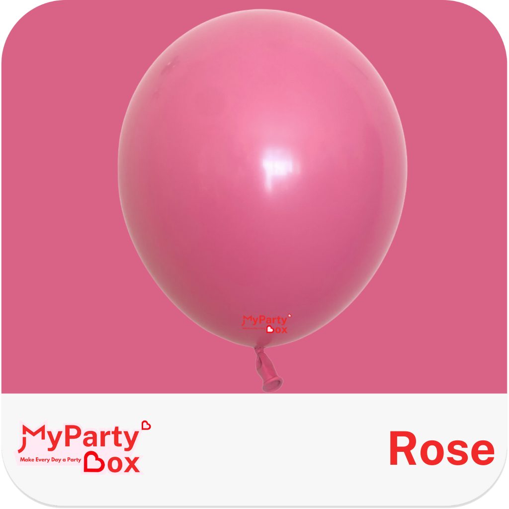 Sempertex Rose Latex Balloon Color Chart