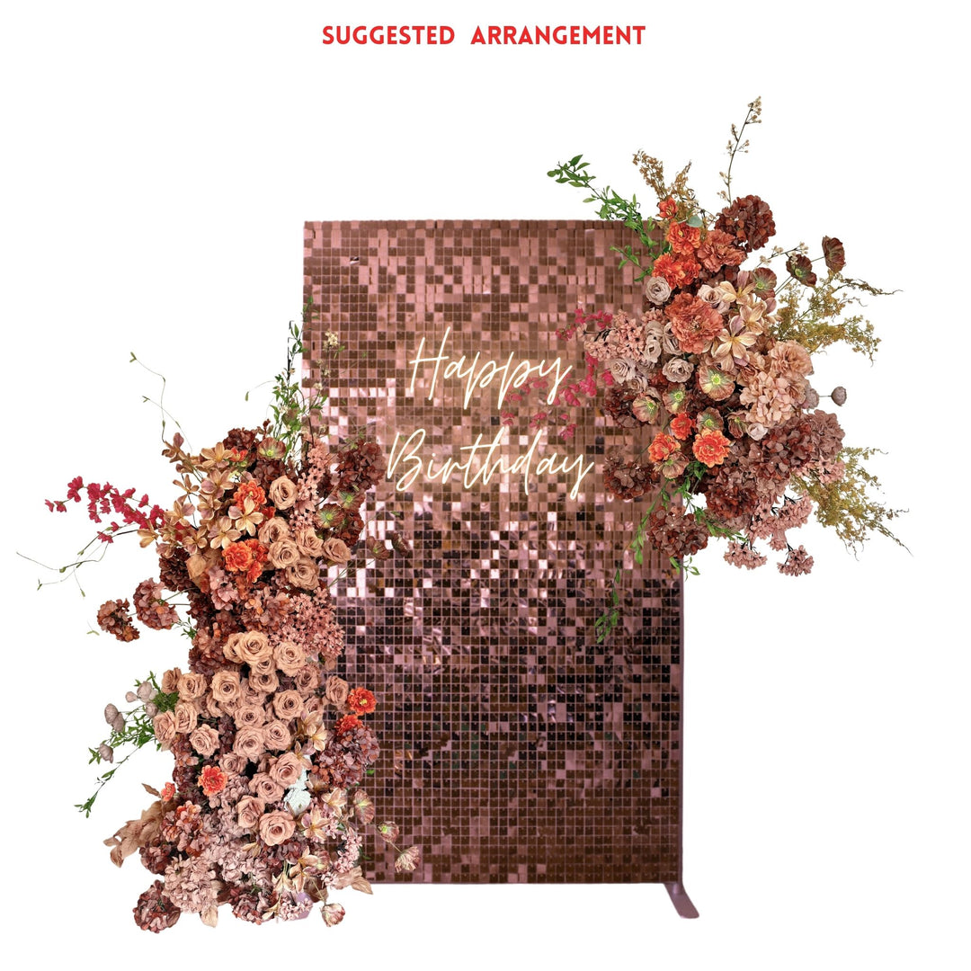 Rustic Romance – Terracotta & Blush Hanging Floral Arrangement