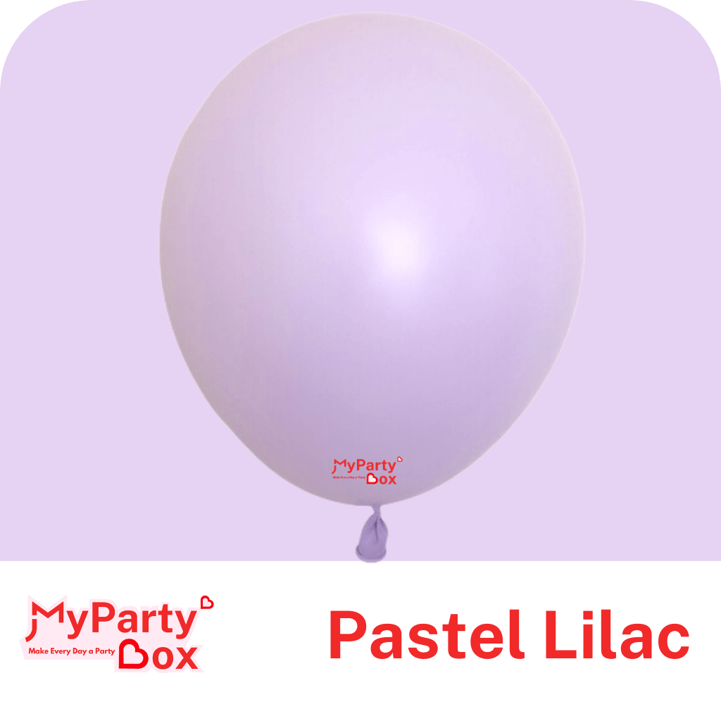 12" (30cm) Pastel Matte Lilac Latex Balloon