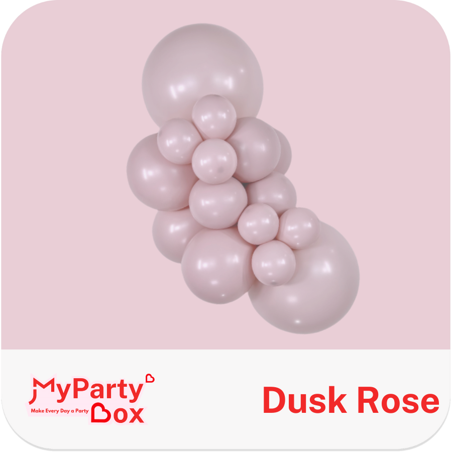 Sempertex Dusk Rose Latex Balloon  Cluster