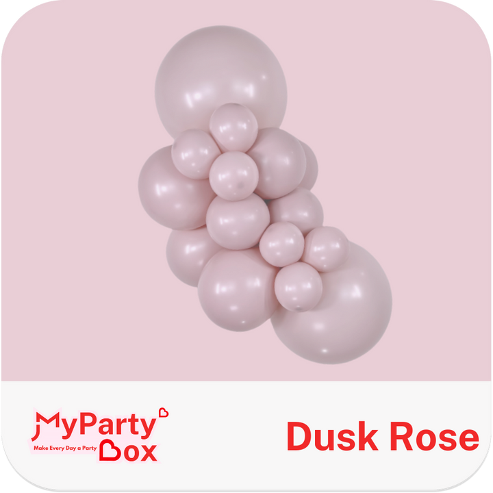 Sempertex Dusk Rose Latex Balloon  Cluster