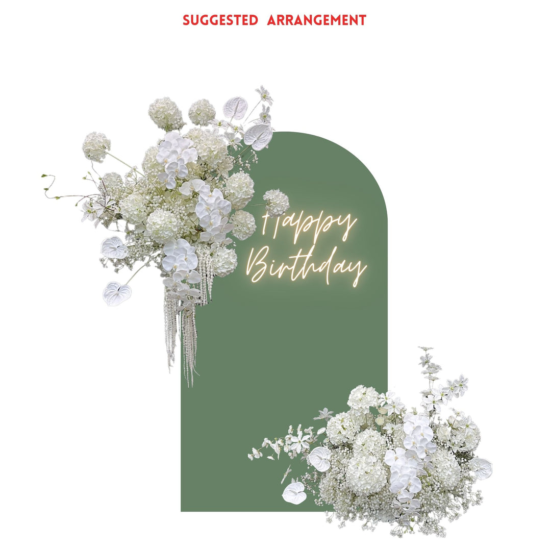 Pure Grace – Classic White Floral Hanging Arrangement