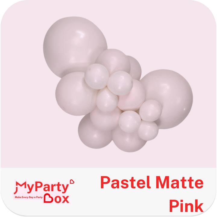 Sempertex Pastel Matte Pink Latex Balloon Cluster