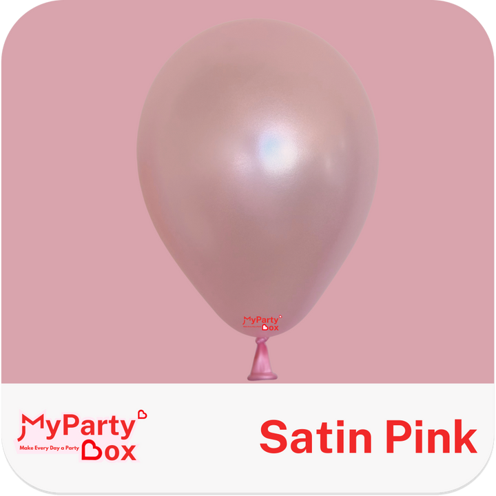 Sempertex Satin Pink Latex Balloon Color Chart