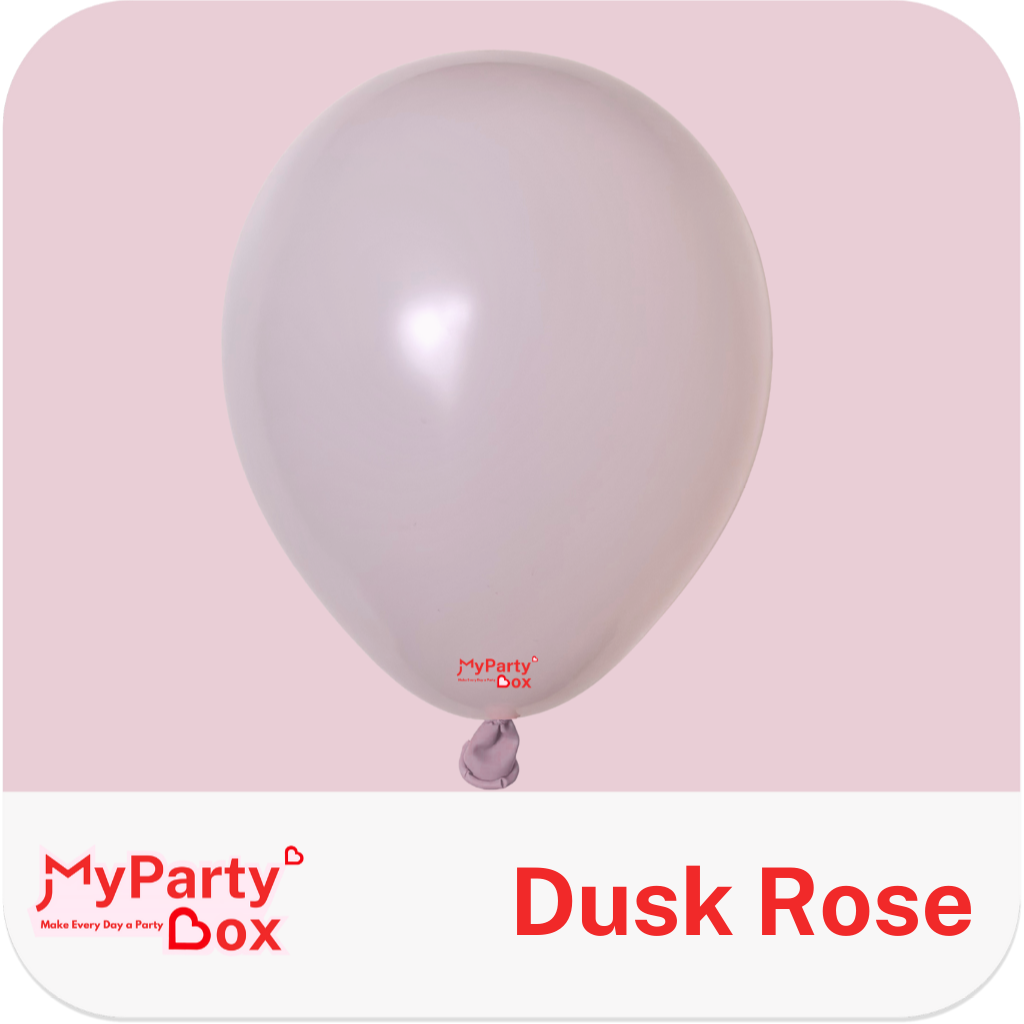 Sempertex Dusk Rose Latex Balloon Color Chart