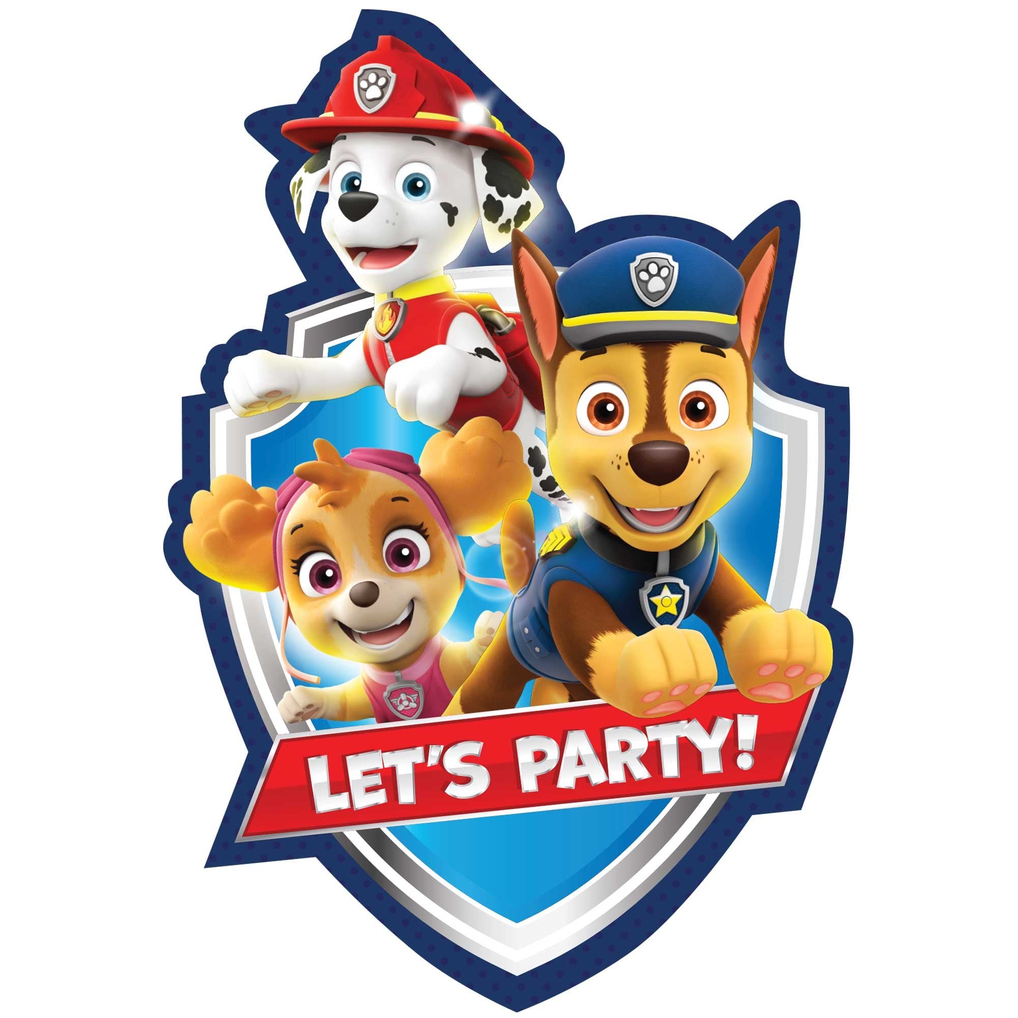 Paw Patrol invitation 