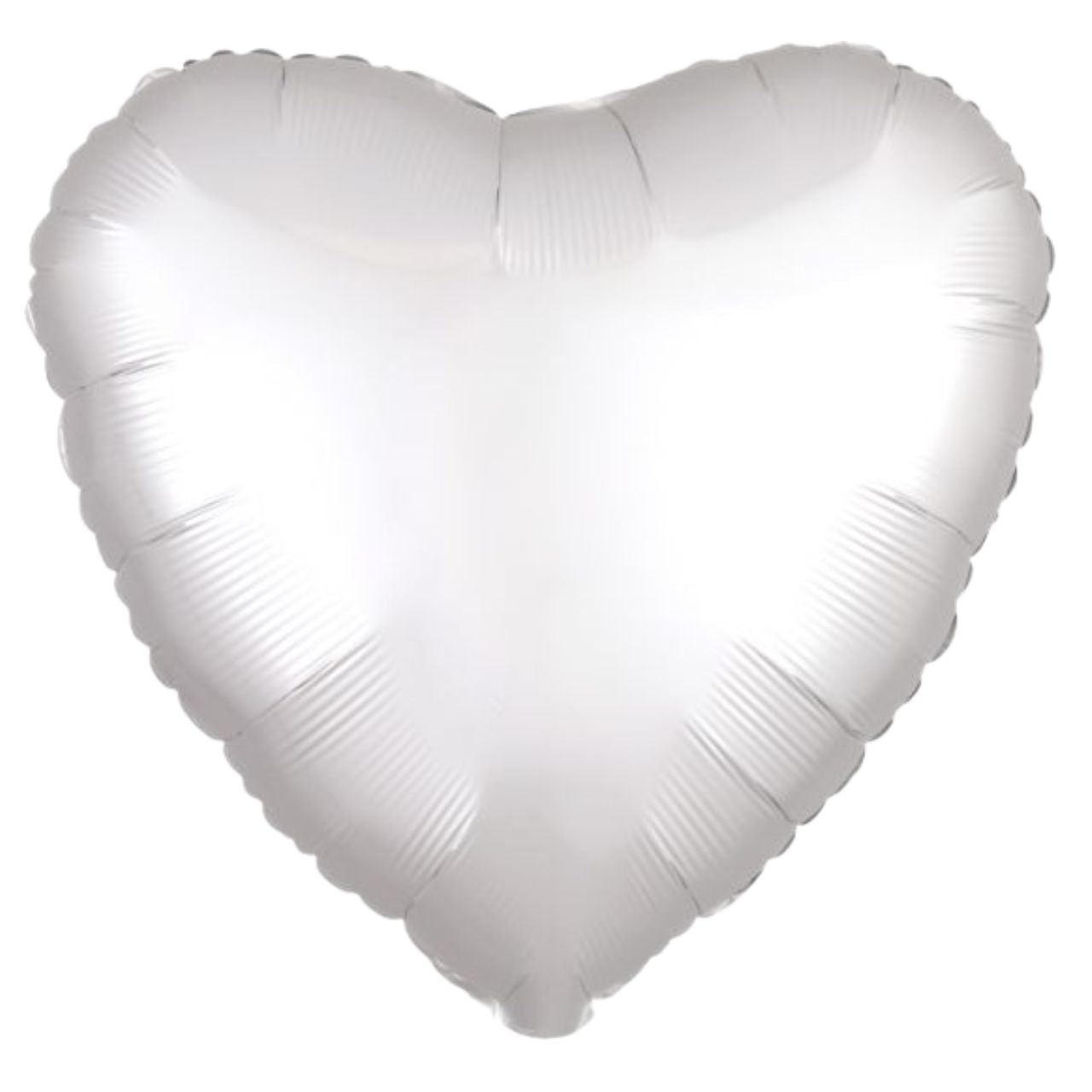 Satin Luxe White Heart Foil Balloon