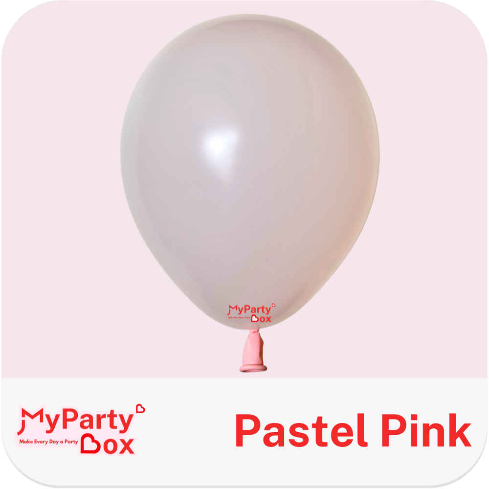 Sempertex Pastel Matte Pink Latex Balloon Color Chart