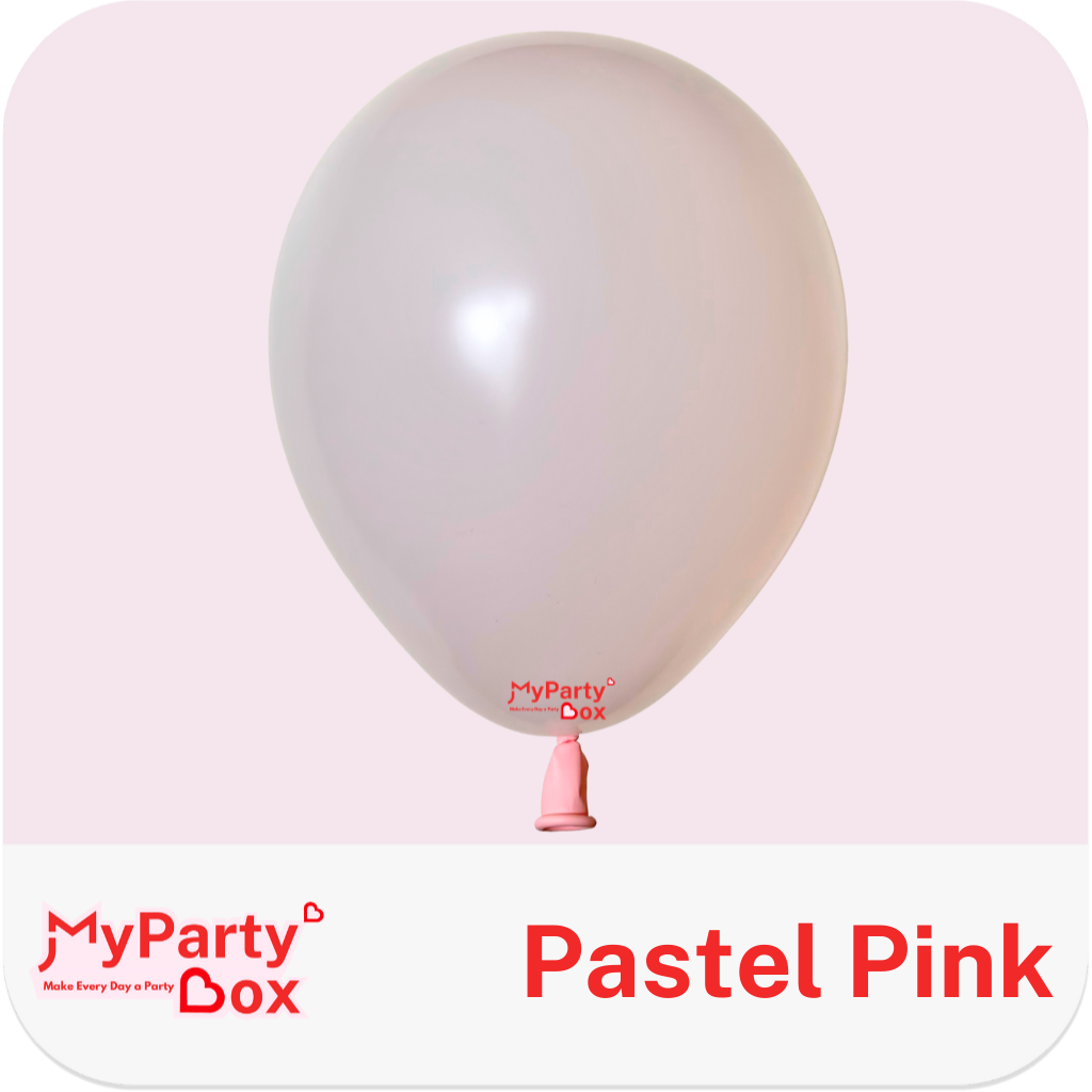 Sempertex Pastel Matte Pink Latex Balloon Color Chart