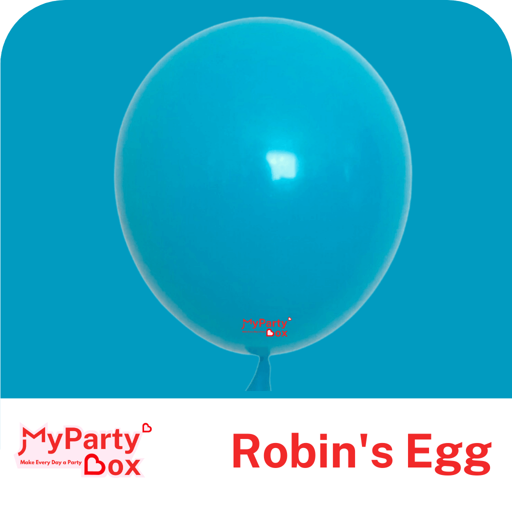 11" (30cm) Fashion Robins Egg Blue Regular Latex Balloon