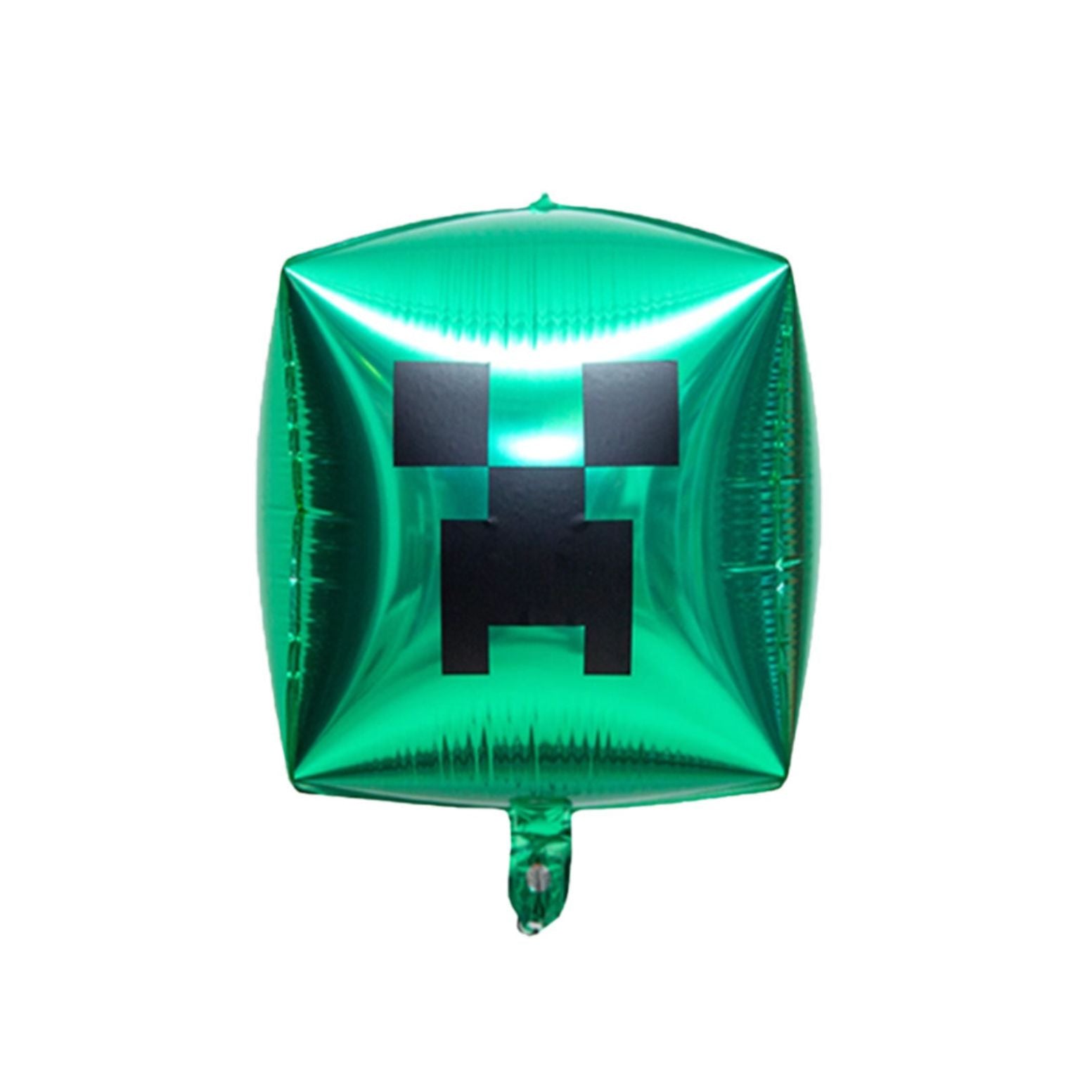 Minecraft Green Cube Foil Balloon