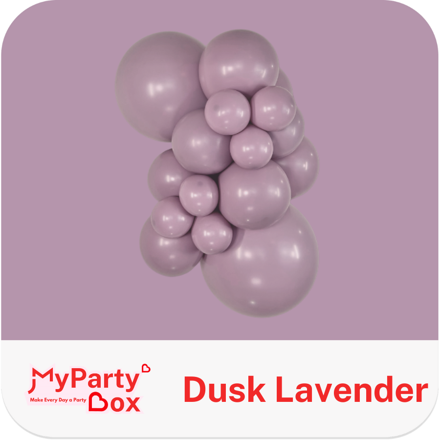 Sempertex Dusk Lavender Latex Balloon Cluster