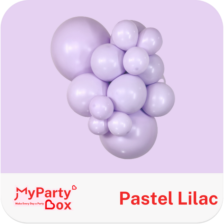 Sempertex Pastel Matte Lilac Latex Balloon Cluster