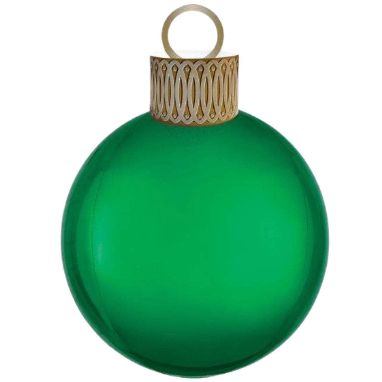 Green Christmas Ornament Foil Balloon