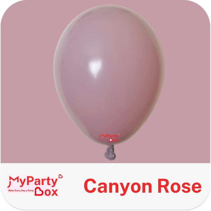 Tuftex Canyon Rose Latex Balloon Color Chart