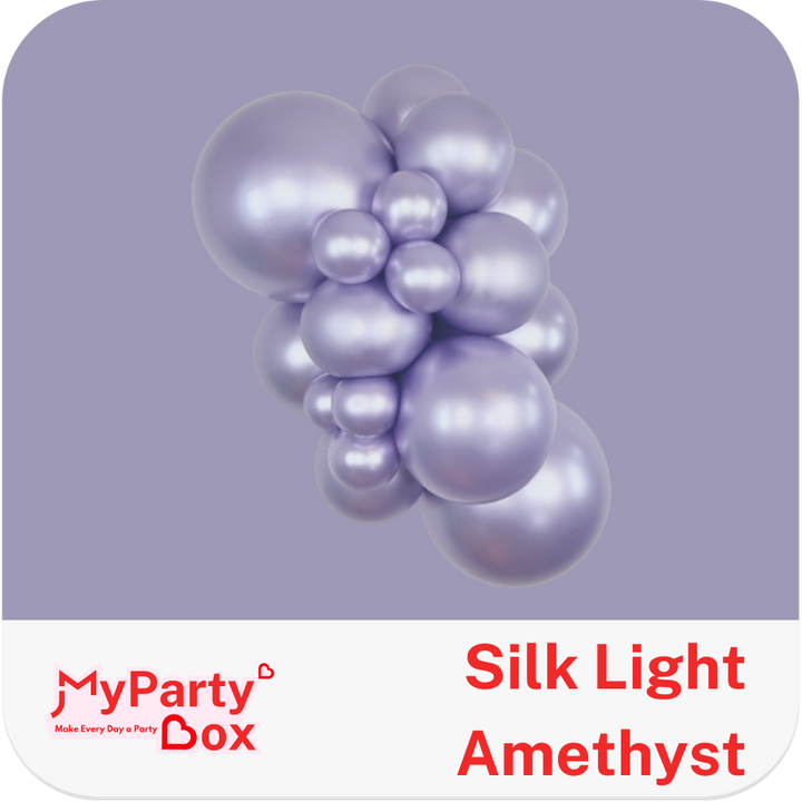 Sempertex Silk Light Amethyst Balloon Cluster