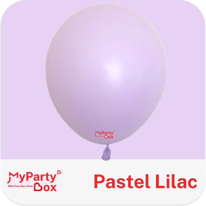 Sempertex Pastel Matte Lilac Latex Balloon Color Chart
