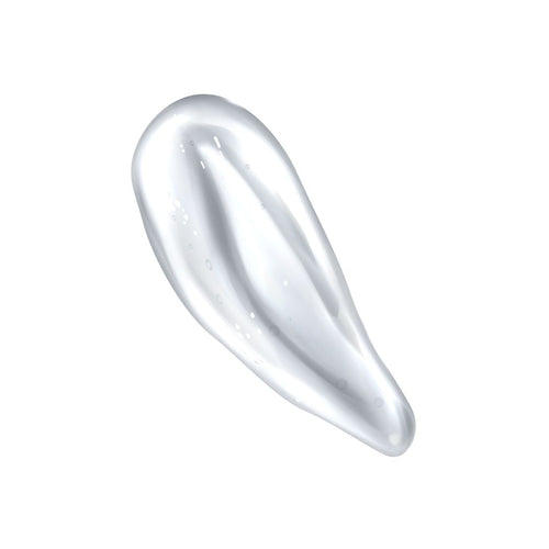 Clear gel blob with a smooth, glossy texture.