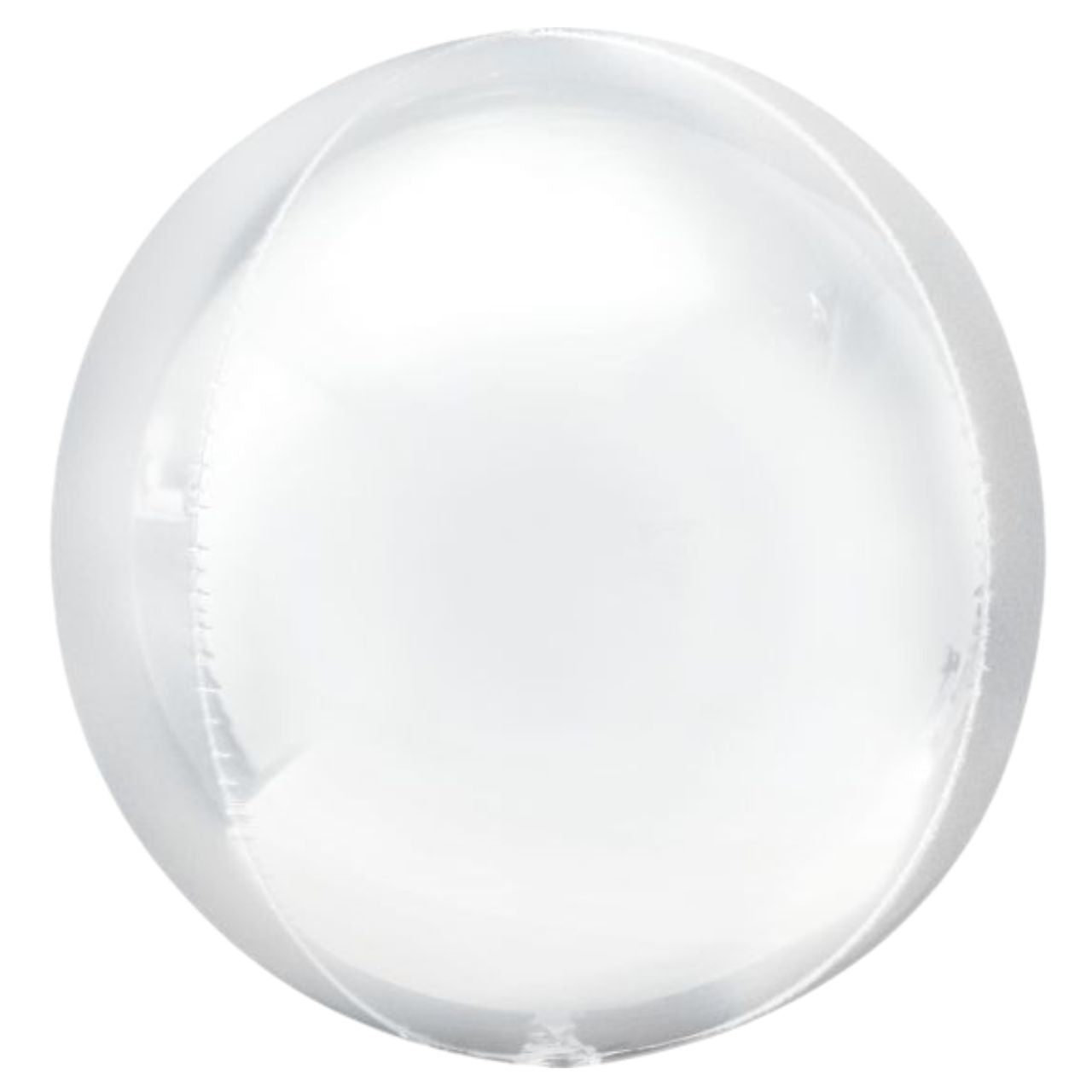 White Orbz Foil Balloon