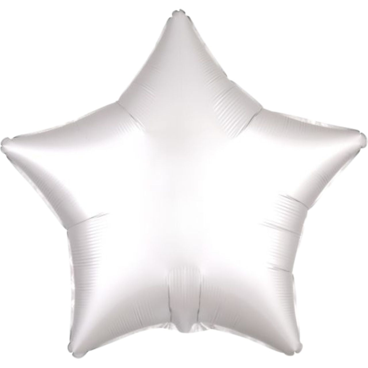 Anagram Satin Luxe White Star Foil Balloon