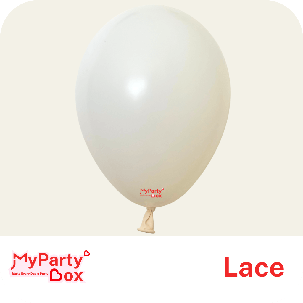 11" (28cm) Lace Regular Latex Balloon