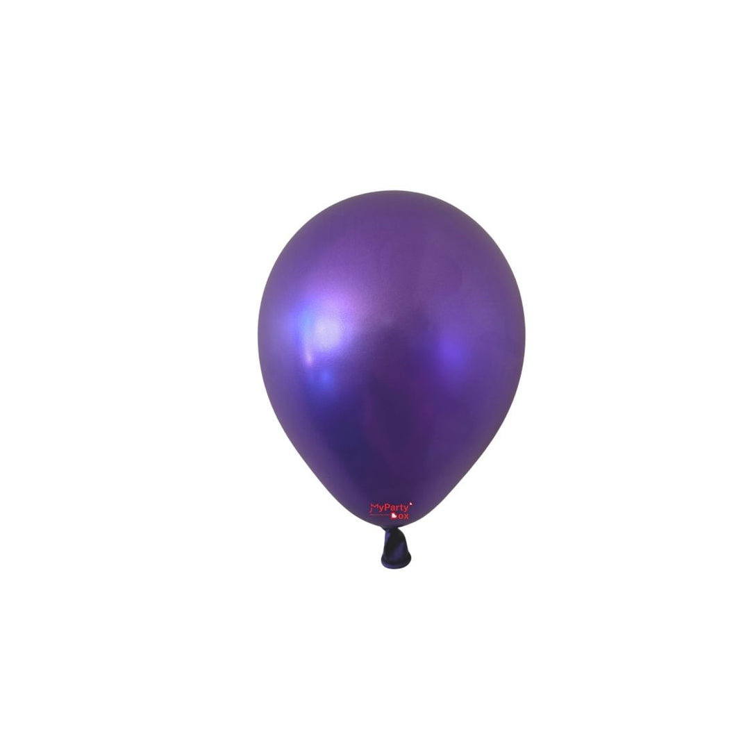 Sempertex Metallic Purple Latex Balloon Mini Size 5"(12cm)