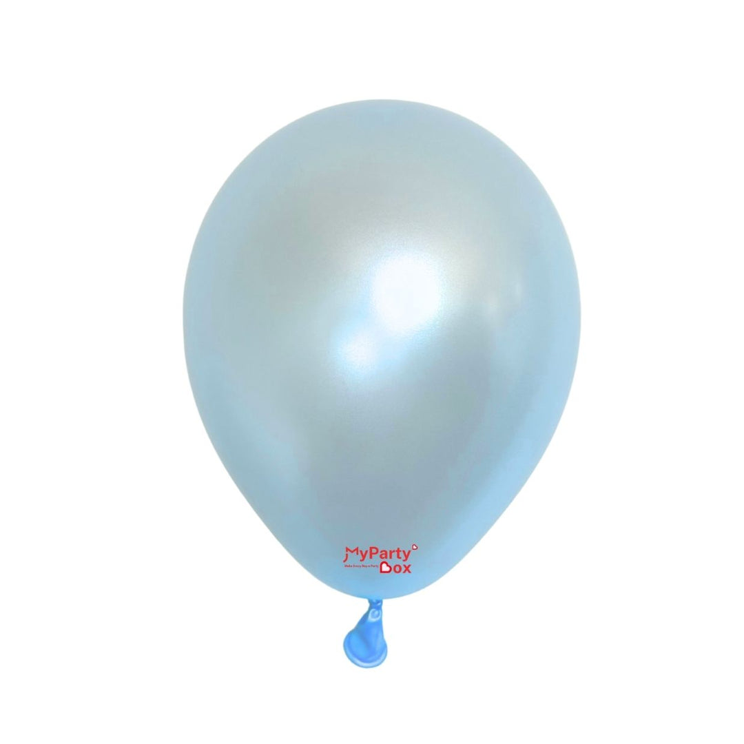 Sempertex Satin Blue Latex Balloon Regular Size 12"(30cm)