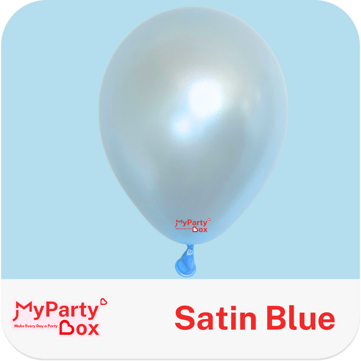 Sempertex Satin Blue Latex Balloon Color Chart