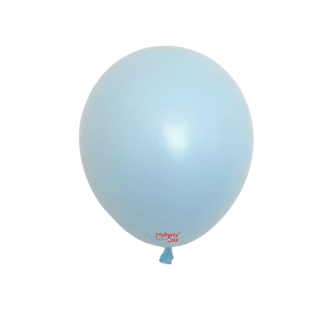 Sempertex Pastel Matte Blue Latex Balloon Regular Size 12"(30cm)