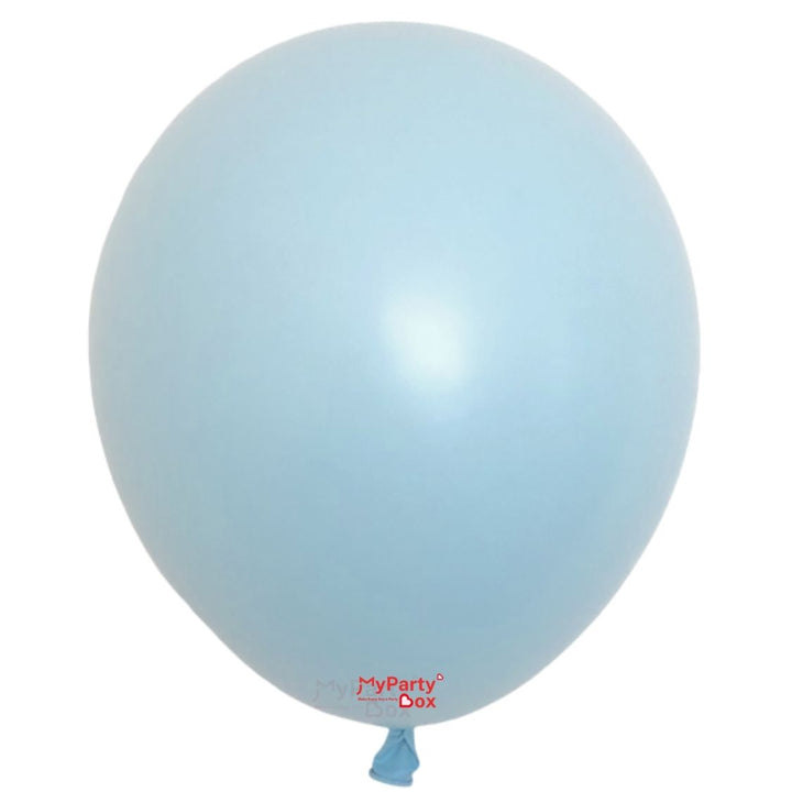 Sempertex Pastel Matte Blue Latex Balloon Large Size 18"(45cm)