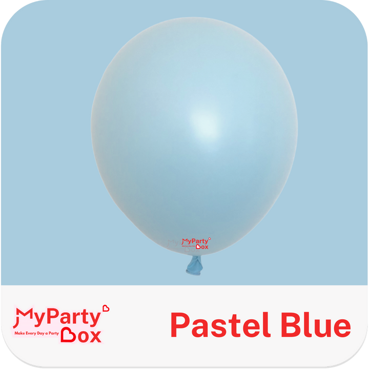Sempertex Pastel Matte Blue Latex Balloon Color Chart