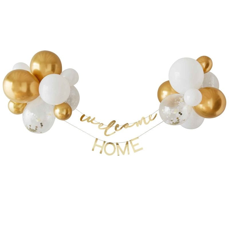 Welcome Home Balloon Bunting for new born baby in NZ