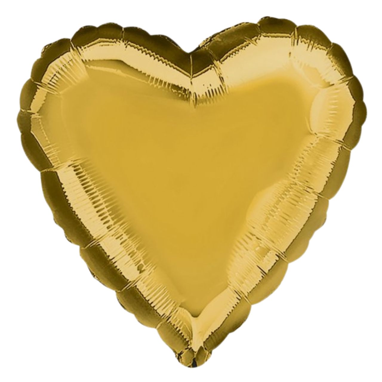 Anagram Metallic Gold Heart Foil Balloon