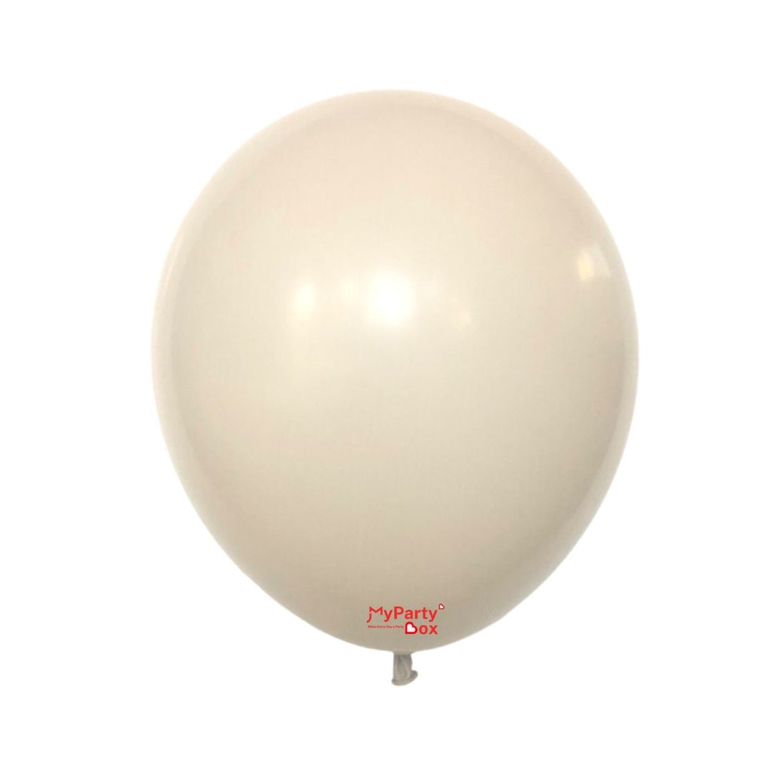 Sempertex White Sand latex Balloon Regular Size 12"(30cm)