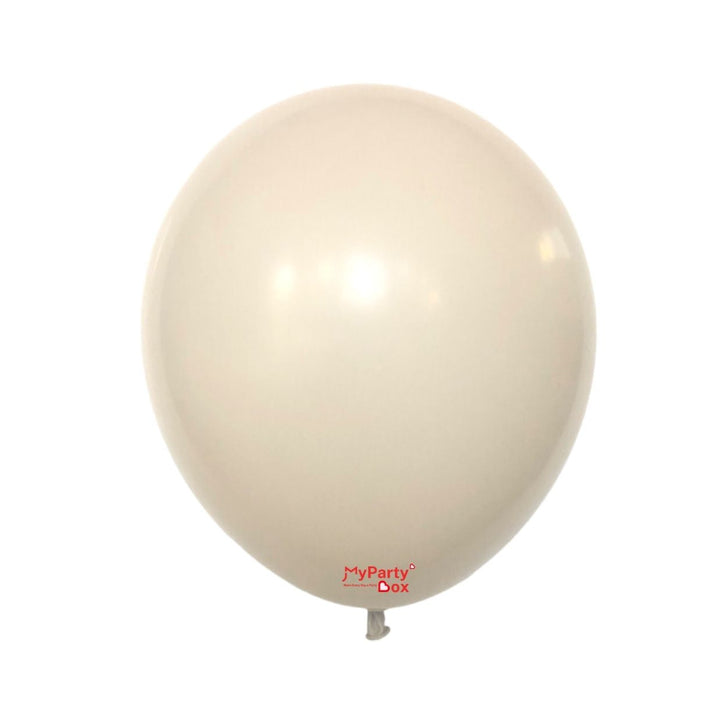 Sempertex White Sand latex Balloon Regular Size 12"(30cm)