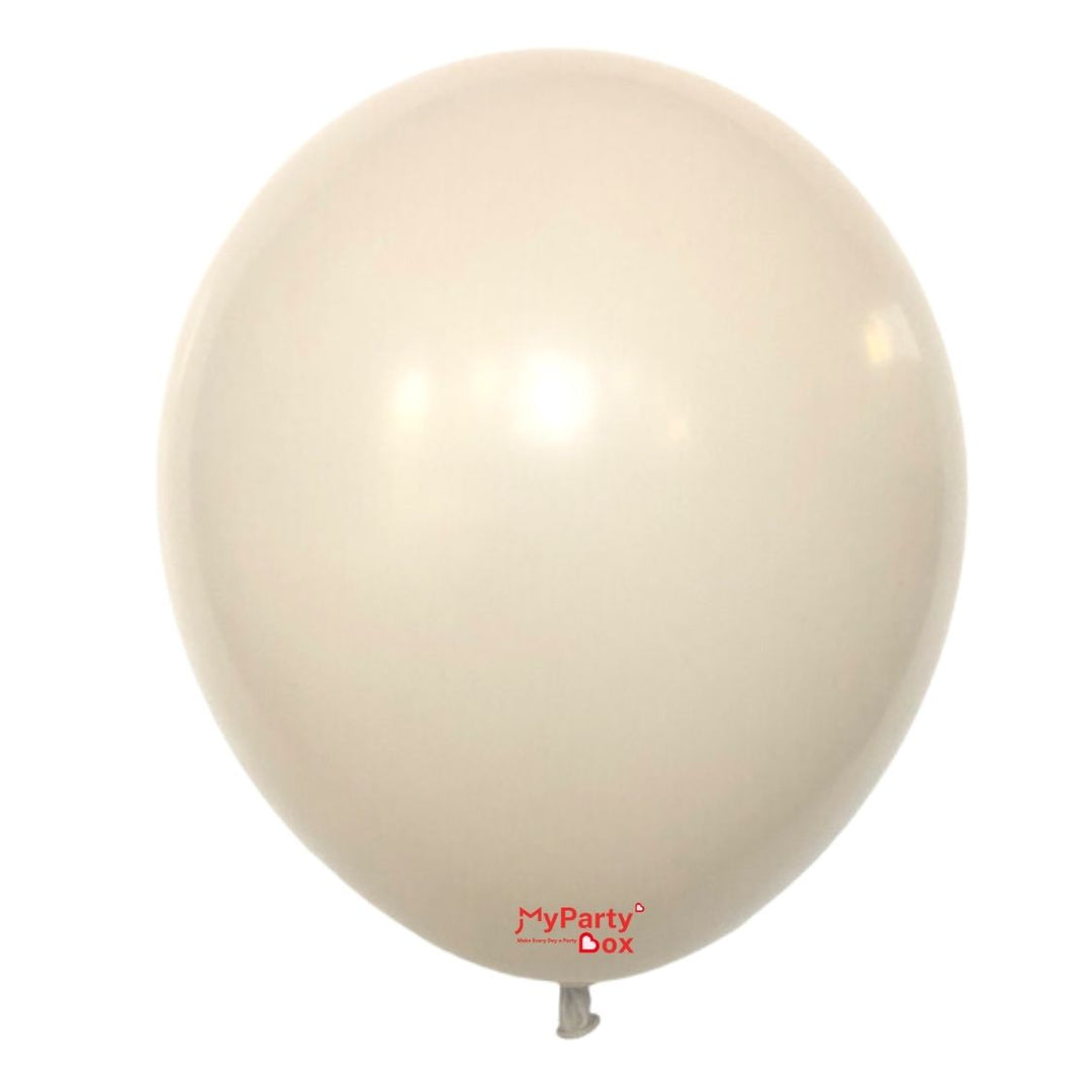 Sempertex White Sand latex Balloon 16"(45cm)